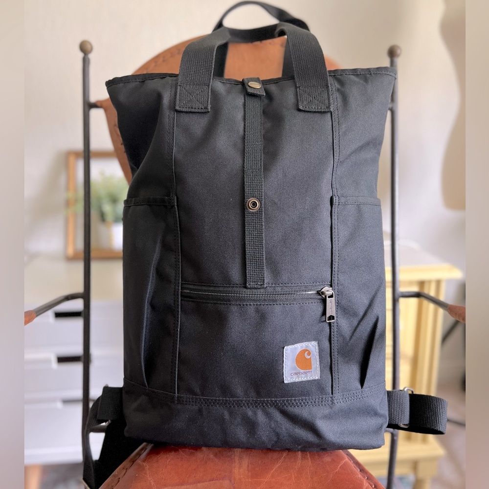 NWOT Carhartt Legacy Hybrid Convertible Laptop Bag, Black Canvas UNISEX